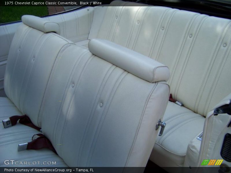 Black / White 1975 Chevrolet Caprice Classic Convertible