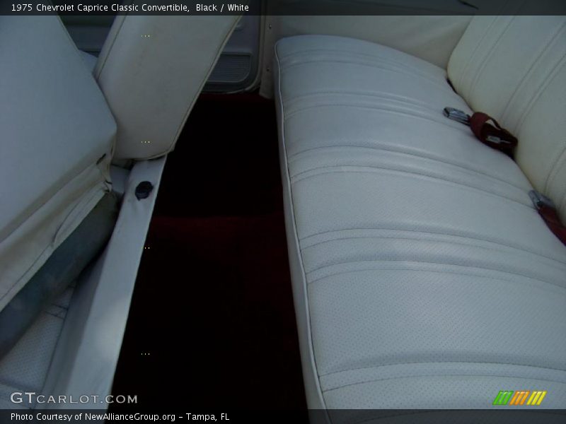 Black / White 1975 Chevrolet Caprice Classic Convertible