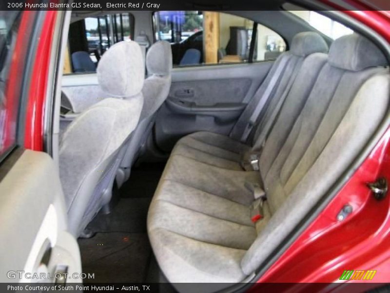 Electric Red / Gray 2006 Hyundai Elantra GLS Sedan