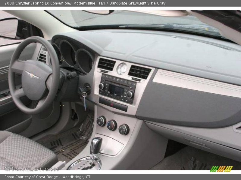 Modern Blue Pearl / Dark Slate Gray/Light Slate Gray 2008 Chrysler Sebring LX Convertible