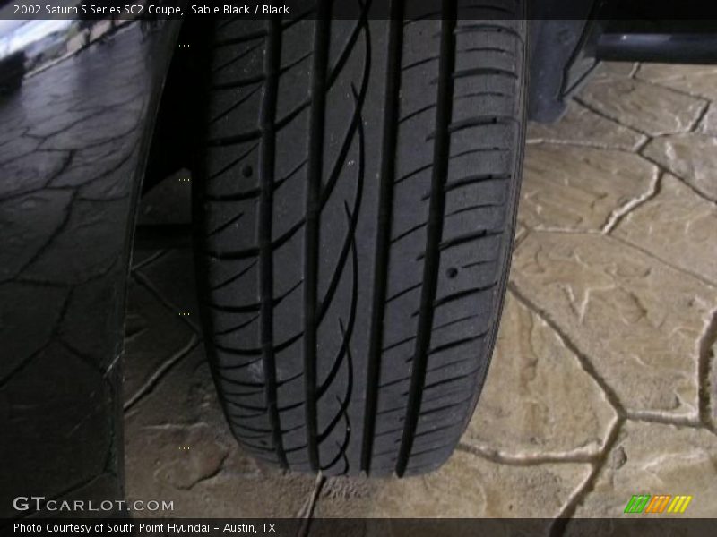Sable Black / Black 2002 Saturn S Series SC2 Coupe