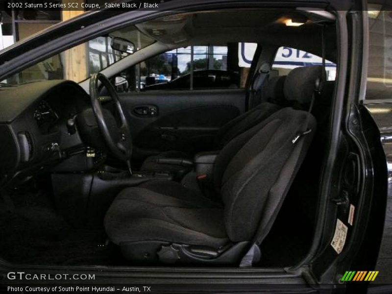 Sable Black / Black 2002 Saturn S Series SC2 Coupe