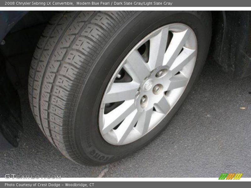 Modern Blue Pearl / Dark Slate Gray/Light Slate Gray 2008 Chrysler Sebring LX Convertible