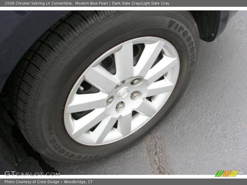Modern Blue Pearl / Dark Slate Gray/Light Slate Gray 2008 Chrysler Sebring LX Convertible