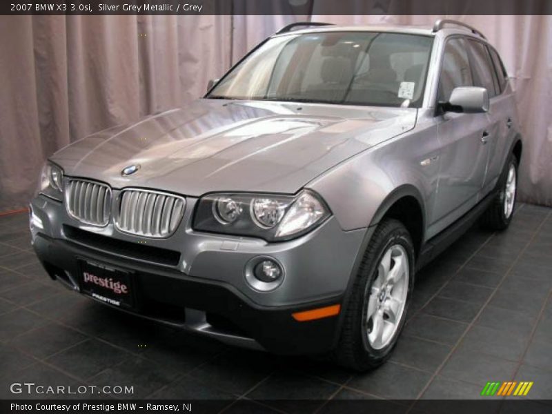 Silver Grey Metallic / Grey 2007 BMW X3 3.0si
