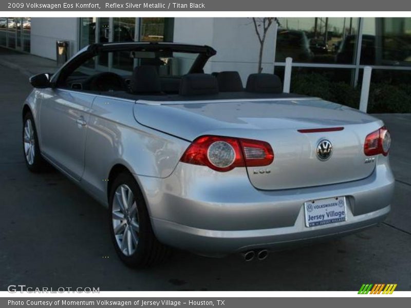 Reflex Silver Metallic / Titan Black 2009 Volkswagen Eos Komfort