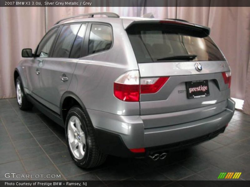 Silver Grey Metallic / Grey 2007 BMW X3 3.0si