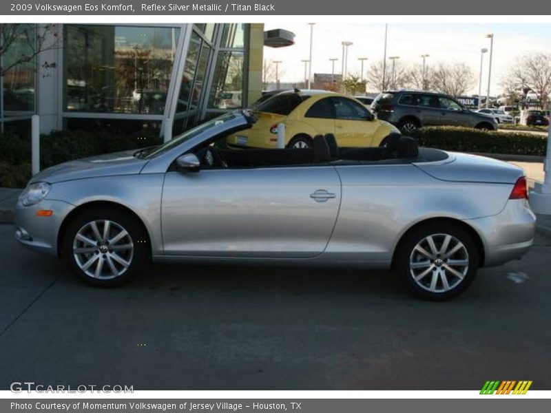 Reflex Silver Metallic / Titan Black 2009 Volkswagen Eos Komfort