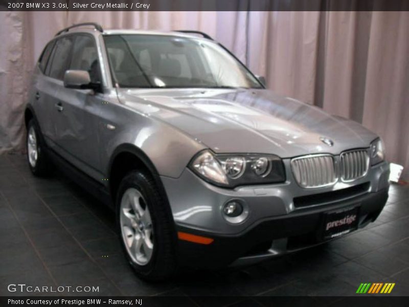 Silver Grey Metallic / Grey 2007 BMW X3 3.0si