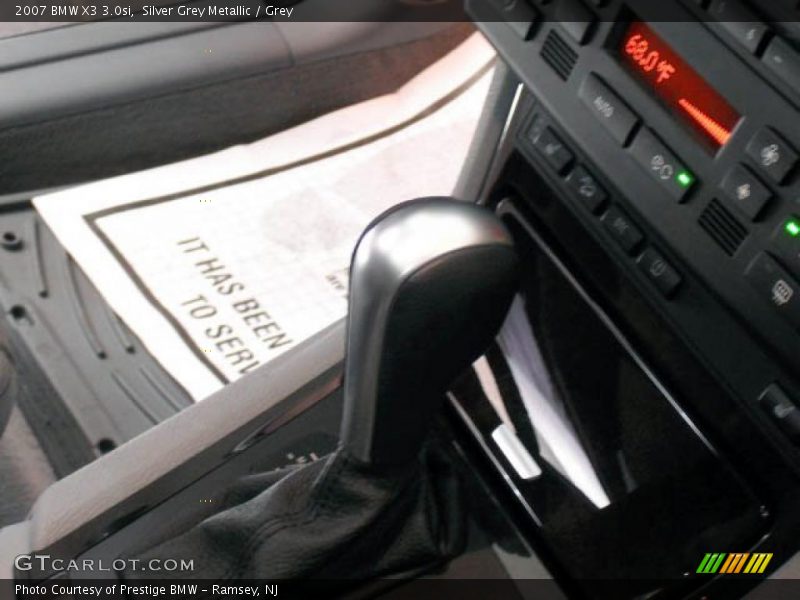 Silver Grey Metallic / Grey 2007 BMW X3 3.0si