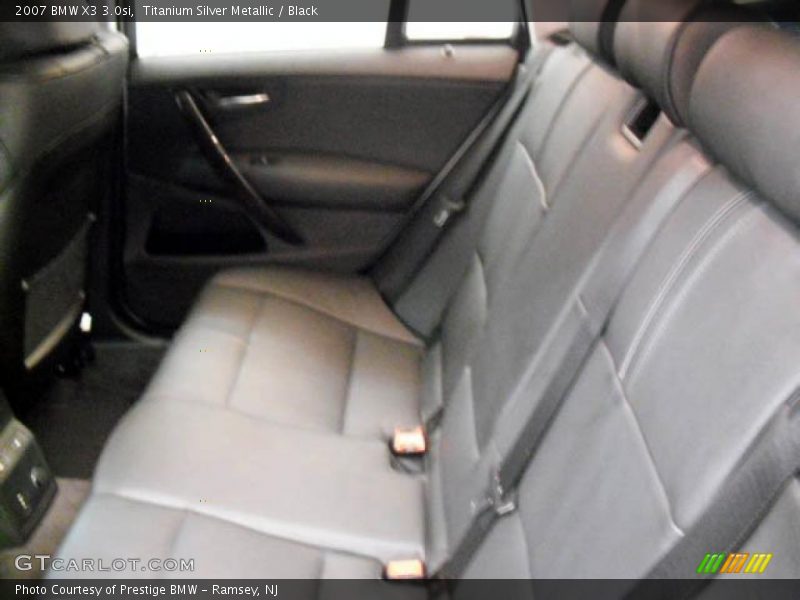 Titanium Silver Metallic / Black 2007 BMW X3 3.0si