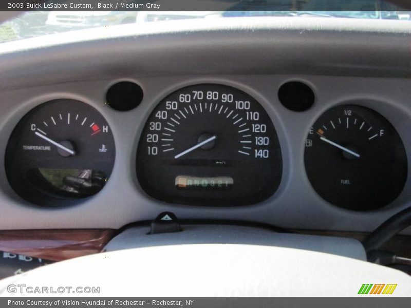 Black / Medium Gray 2003 Buick LeSabre Custom