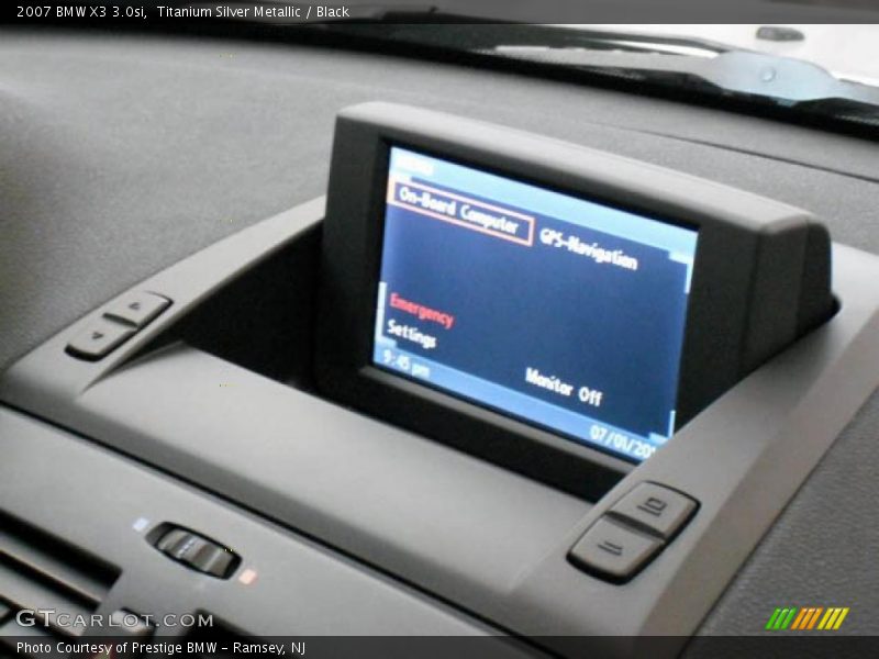 Titanium Silver Metallic / Black 2007 BMW X3 3.0si