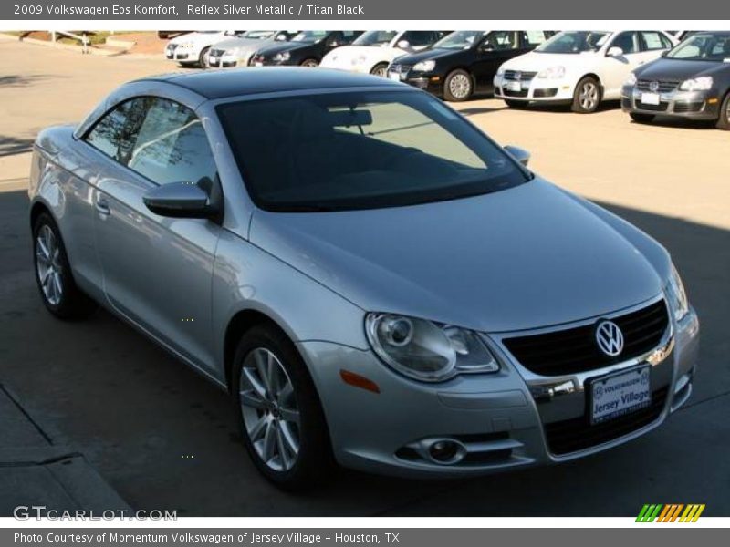 Reflex Silver Metallic / Titan Black 2009 Volkswagen Eos Komfort