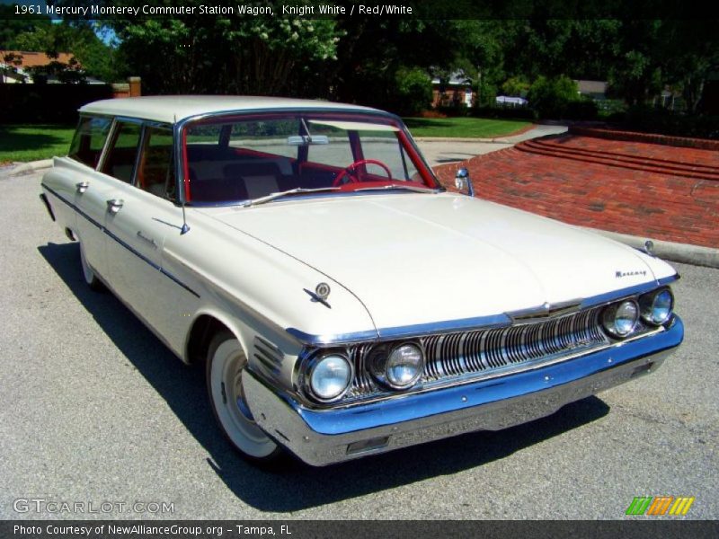 Knight White / Red/White 1961 Mercury Monterey Commuter Station Wagon