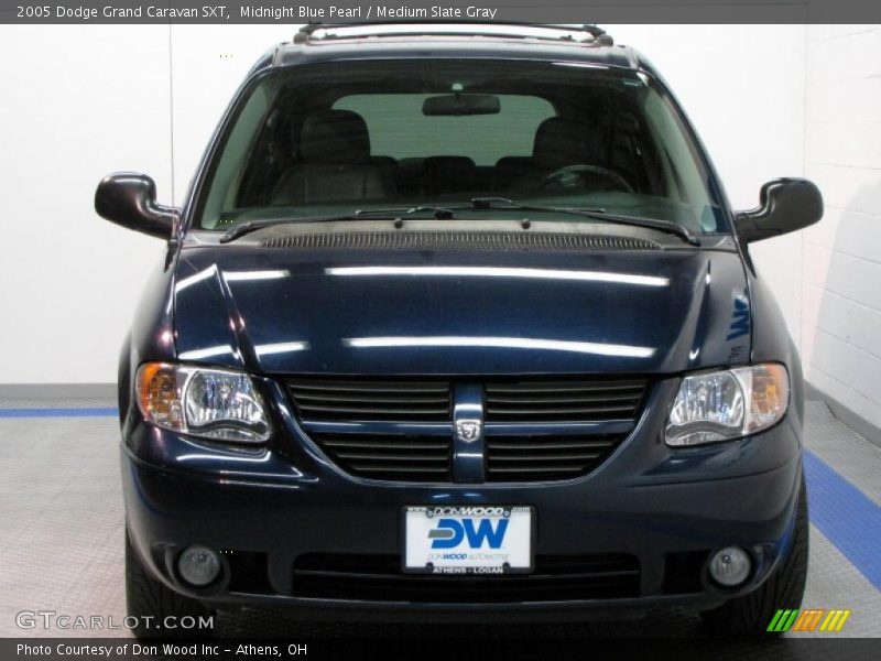 Midnight Blue Pearl / Medium Slate Gray 2005 Dodge Grand Caravan SXT