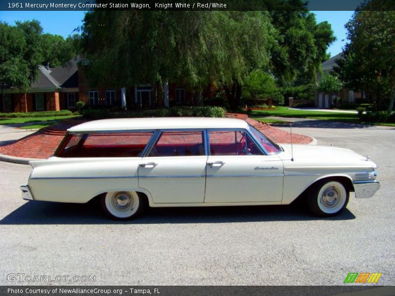 Knight White / Red/White 1961 Mercury Monterey Commuter Station Wagon