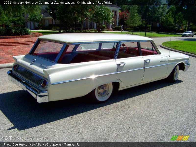 Knight White / Red/White 1961 Mercury Monterey Commuter Station Wagon