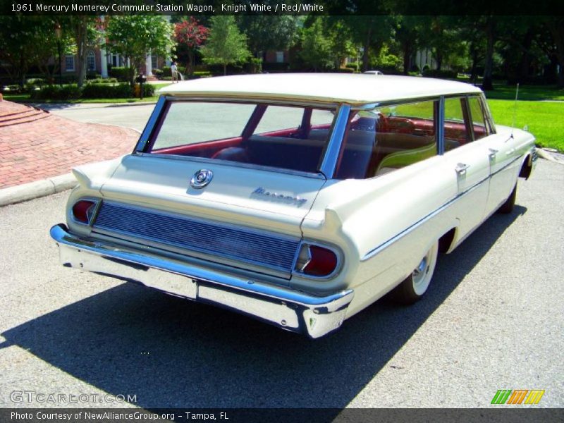 Knight White / Red/White 1961 Mercury Monterey Commuter Station Wagon