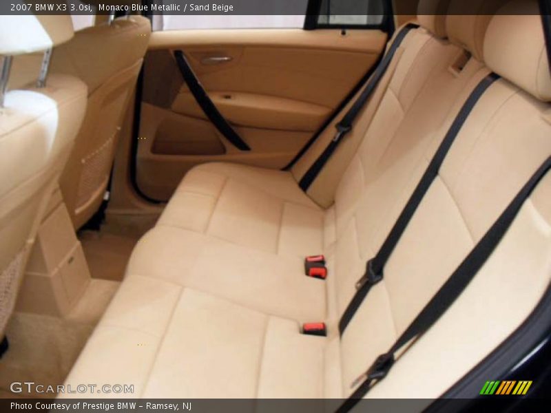 Monaco Blue Metallic / Sand Beige 2007 BMW X3 3.0si