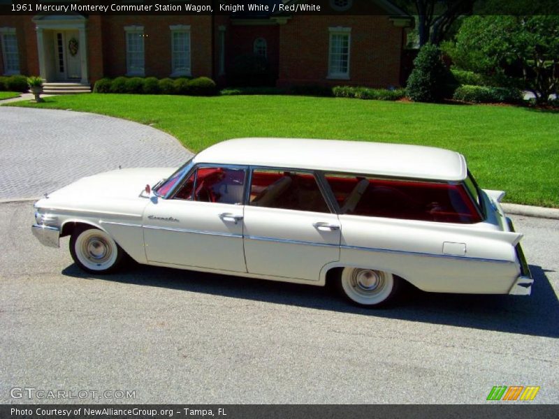Knight White / Red/White 1961 Mercury Monterey Commuter Station Wagon
