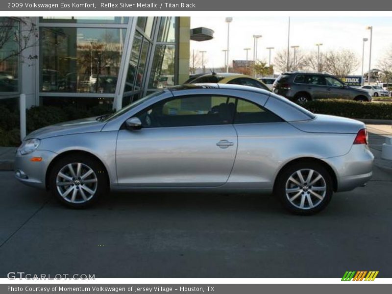 Reflex Silver Metallic / Titan Black 2009 Volkswagen Eos Komfort