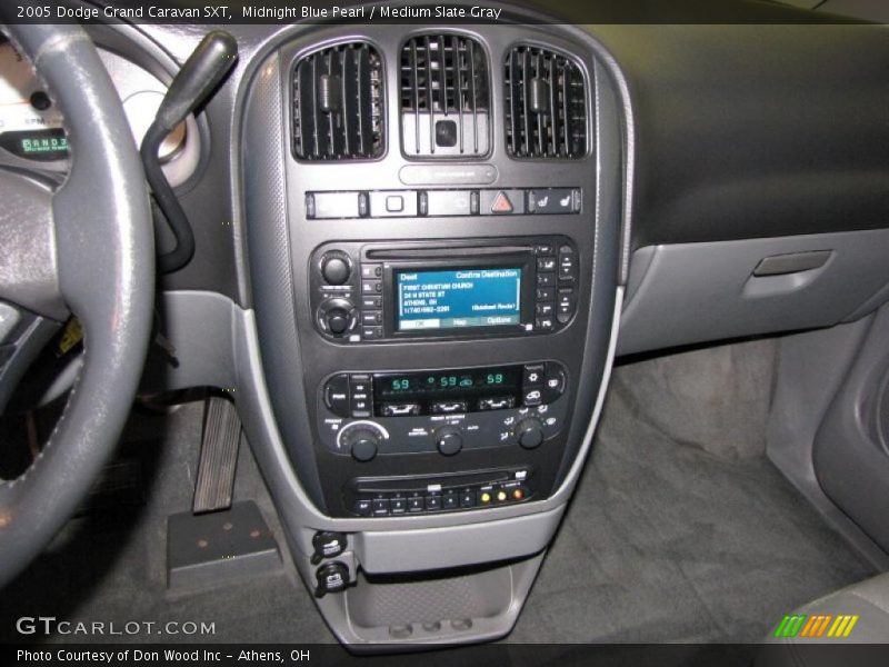 Midnight Blue Pearl / Medium Slate Gray 2005 Dodge Grand Caravan SXT