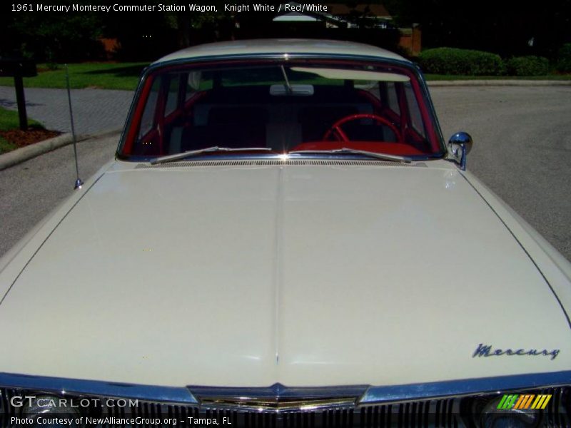 Knight White / Red/White 1961 Mercury Monterey Commuter Station Wagon