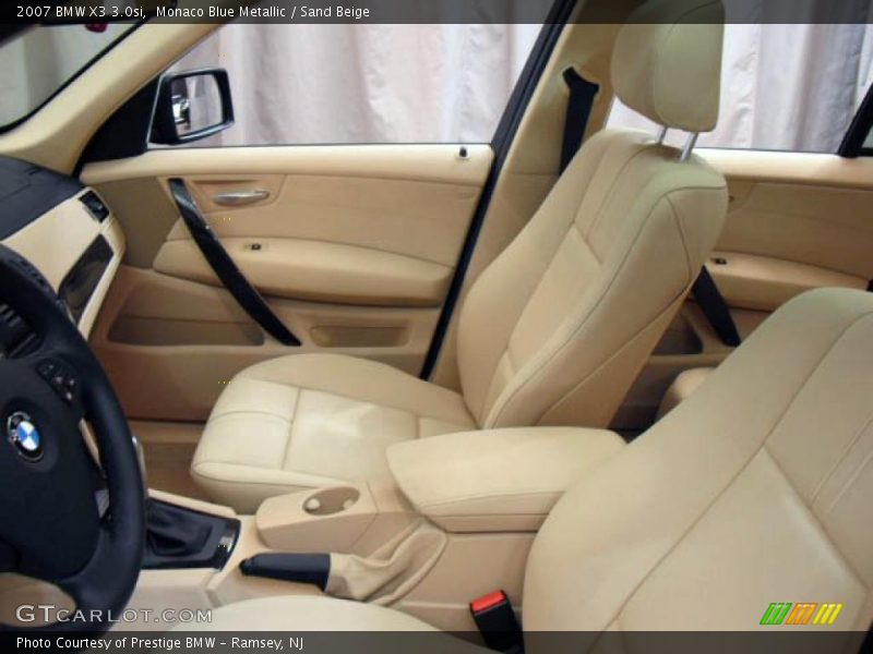 Monaco Blue Metallic / Sand Beige 2007 BMW X3 3.0si
