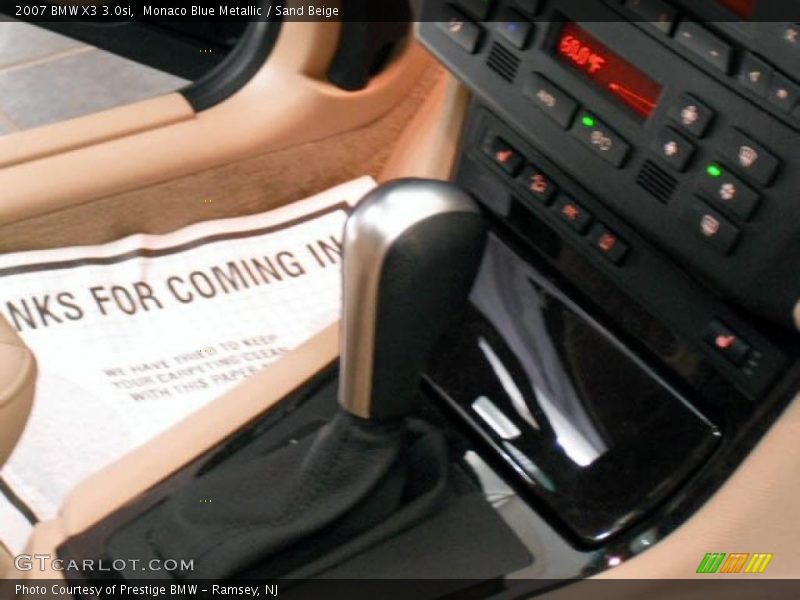 Monaco Blue Metallic / Sand Beige 2007 BMW X3 3.0si