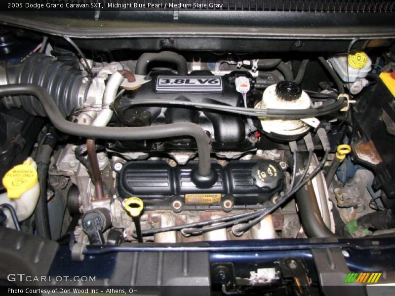 Midnight Blue Pearl / Medium Slate Gray 2005 Dodge Grand Caravan SXT