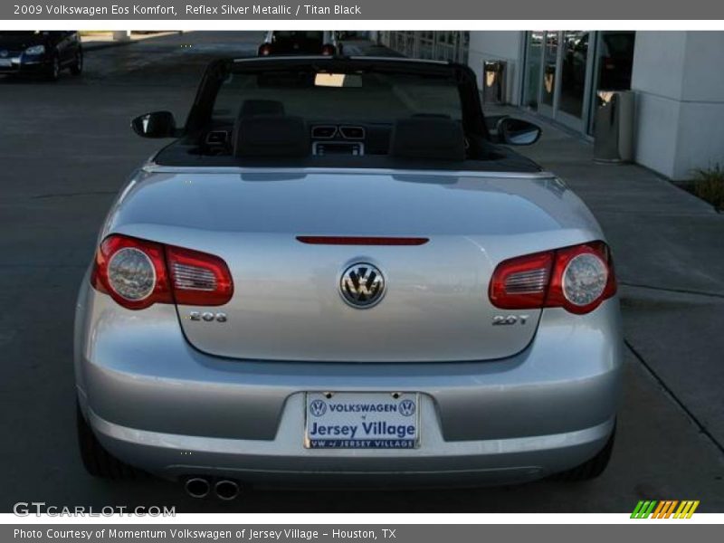 Reflex Silver Metallic / Titan Black 2009 Volkswagen Eos Komfort