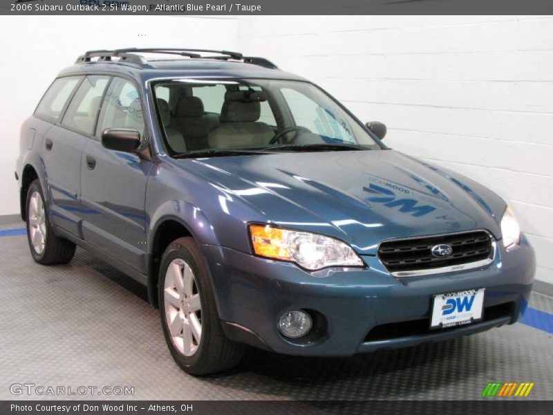 Atlantic Blue Pearl / Taupe 2006 Subaru Outback 2.5i Wagon