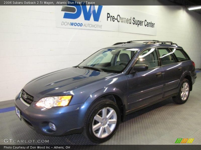 Atlantic Blue Pearl / Taupe 2006 Subaru Outback 2.5i Wagon