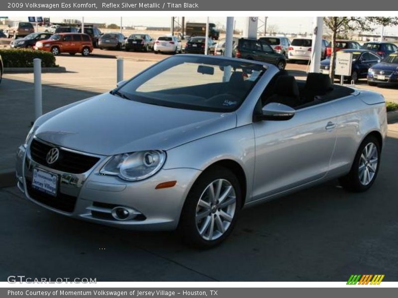 Reflex Silver Metallic / Titan Black 2009 Volkswagen Eos Komfort