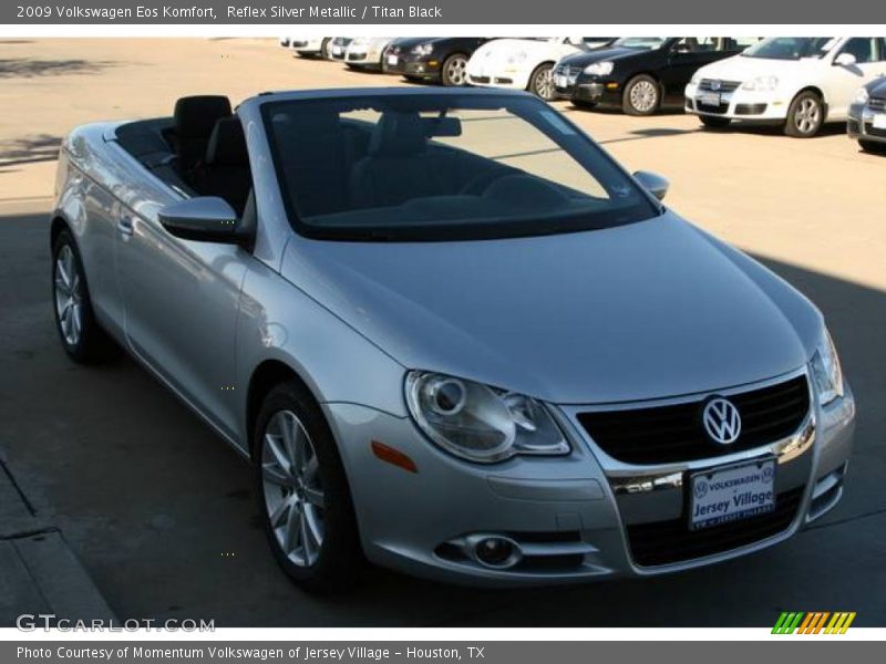 Reflex Silver Metallic / Titan Black 2009 Volkswagen Eos Komfort