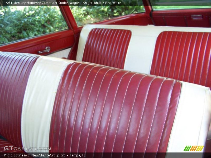 Knight White / Red/White 1961 Mercury Monterey Commuter Station Wagon