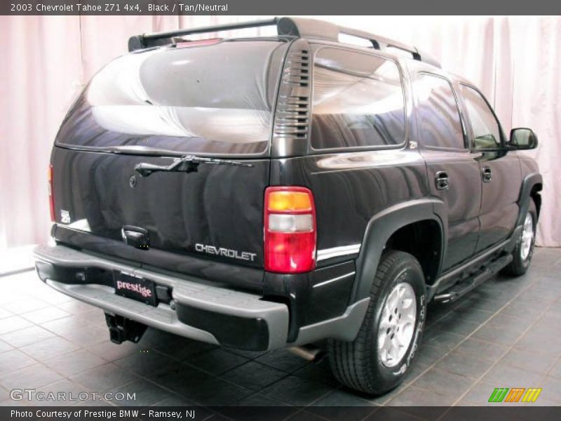 Black / Tan/Neutral 2003 Chevrolet Tahoe Z71 4x4