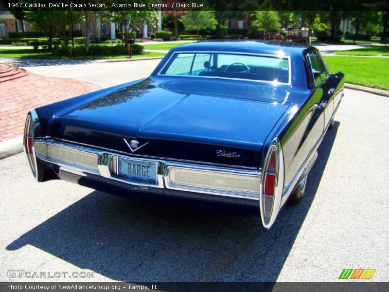 Atlantis Blue Firemist / Dark Blue 1967 Cadillac DeVille Calais Sedan