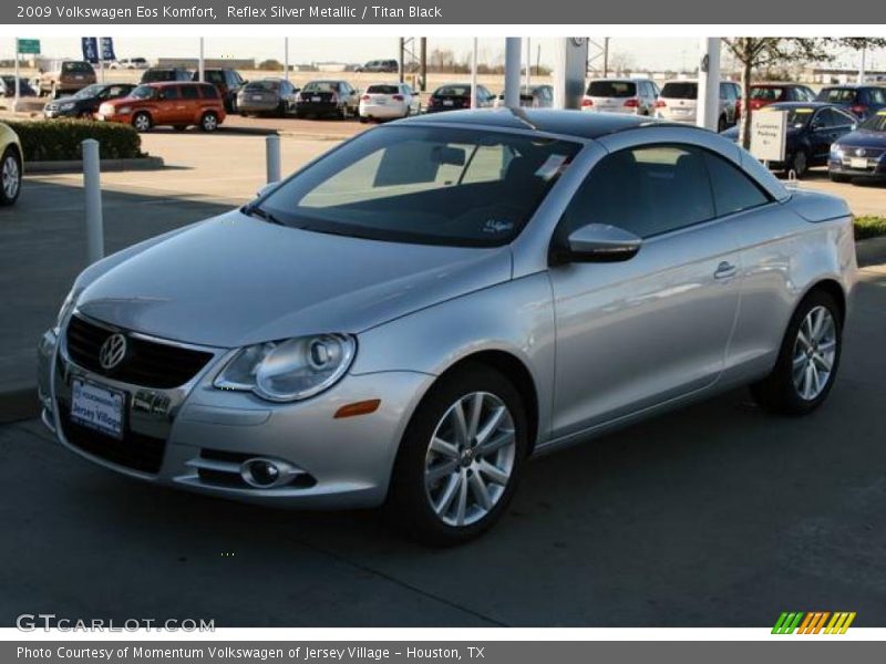 Reflex Silver Metallic / Titan Black 2009 Volkswagen Eos Komfort