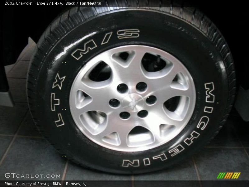 Black / Tan/Neutral 2003 Chevrolet Tahoe Z71 4x4