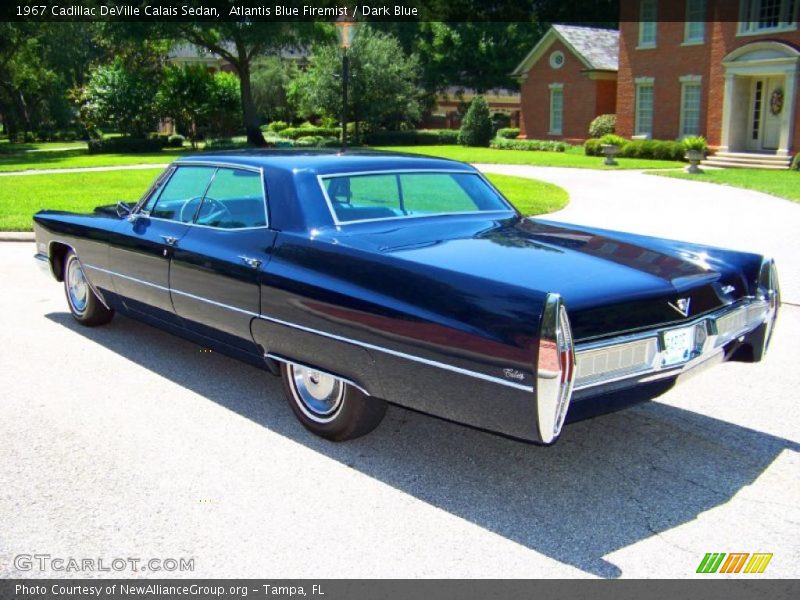 Atlantis Blue Firemist / Dark Blue 1967 Cadillac DeVille Calais Sedan