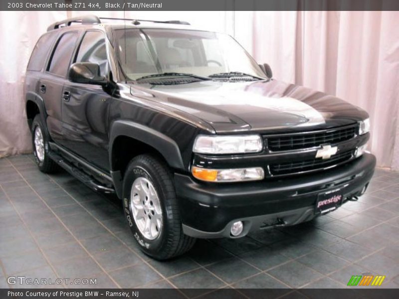 Black / Tan/Neutral 2003 Chevrolet Tahoe Z71 4x4