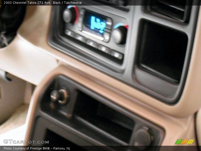 Black / Tan/Neutral 2003 Chevrolet Tahoe Z71 4x4