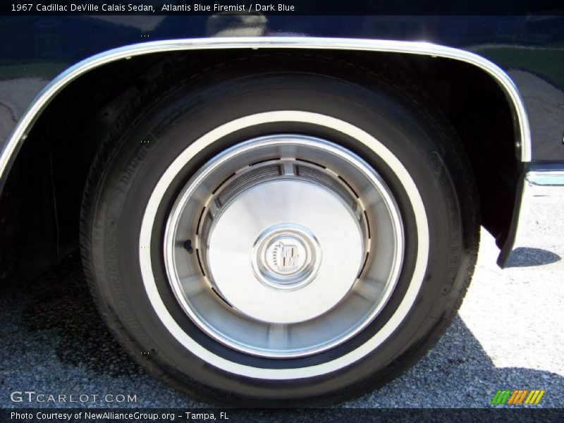 Atlantis Blue Firemist / Dark Blue 1967 Cadillac DeVille Calais Sedan