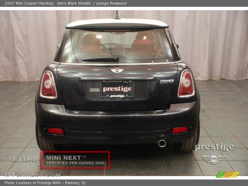 Astro Black Metallic / Lounge Redwood 2007 Mini Cooper Hardtop