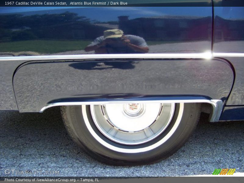 Atlantis Blue Firemist / Dark Blue 1967 Cadillac DeVille Calais Sedan