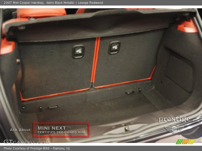 Astro Black Metallic / Lounge Redwood 2007 Mini Cooper Hardtop