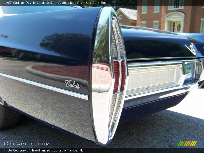 Atlantis Blue Firemist / Dark Blue 1967 Cadillac DeVille Calais Sedan