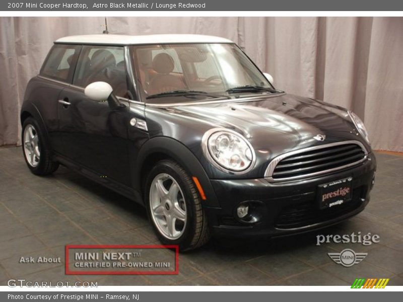 Astro Black Metallic / Lounge Redwood 2007 Mini Cooper Hardtop